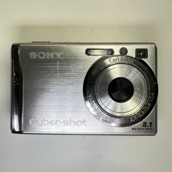 Sony Cyber-shot DSC-W90 8.1MP CCD Carl Zeiss Lens Compact Digital Camera *READ* - Picture 3 of 14